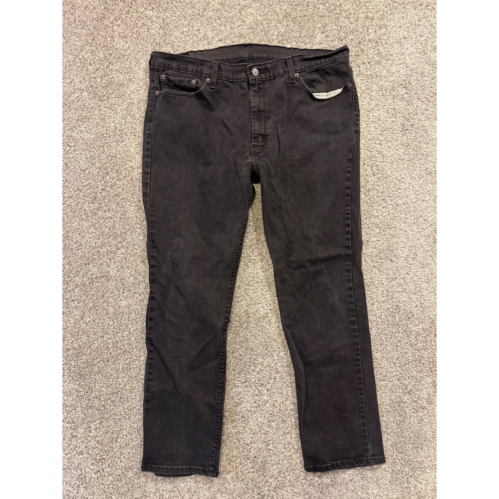 Levis 511 Jeans Mens 40x30 Black Regular Taper Fit Stretch Denim Pants